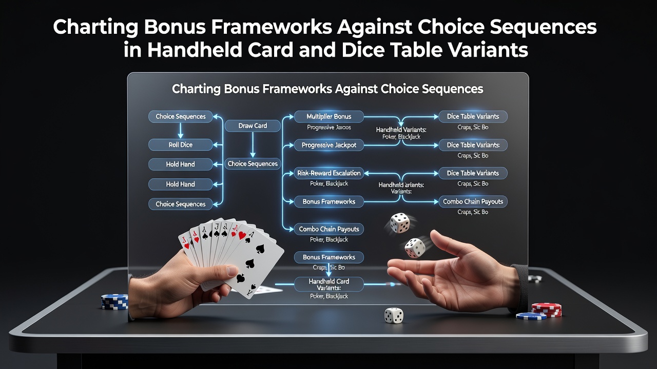 Darstellung von Bonus-Frameworks und Wahlsequenzen in mobilen Tischspielen