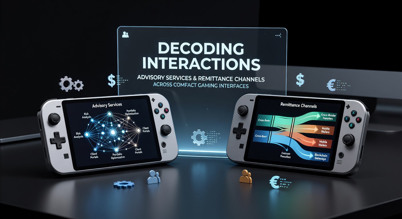 Kompakte Gaming-Interfaces mit integrierten Beratungs- und Zahlungsfunktionen
