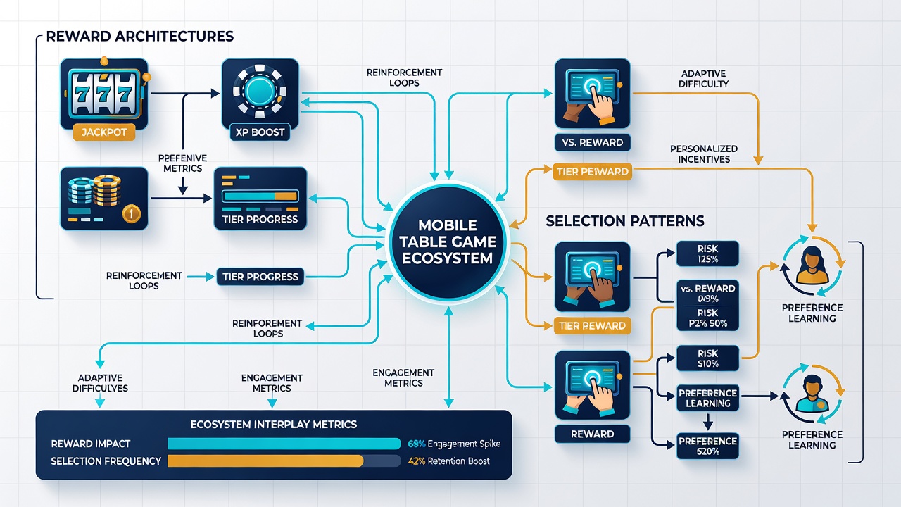 Analyse von Auswahlmustern und Belohnungen in mobilen Casino-Apps